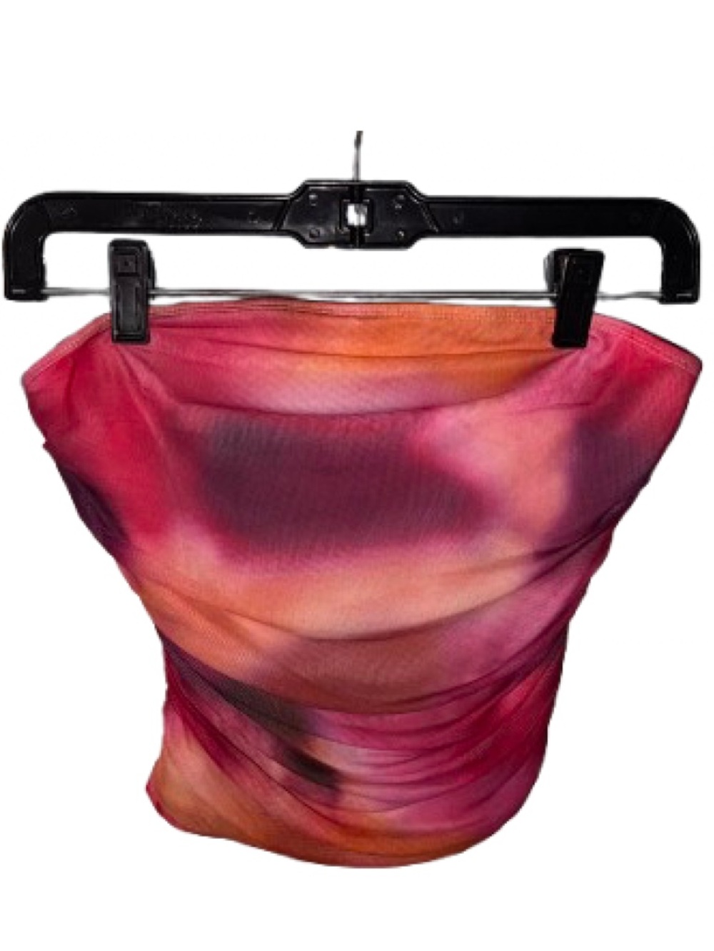 Zara Abstract Mesh Tube Top